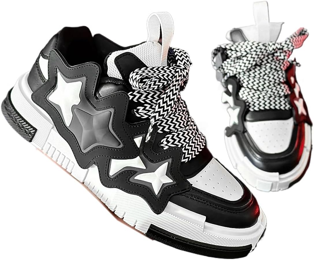 Amazon.com | Geerta Chunky Y2K Star Sneaker Platform Ugly-Cute