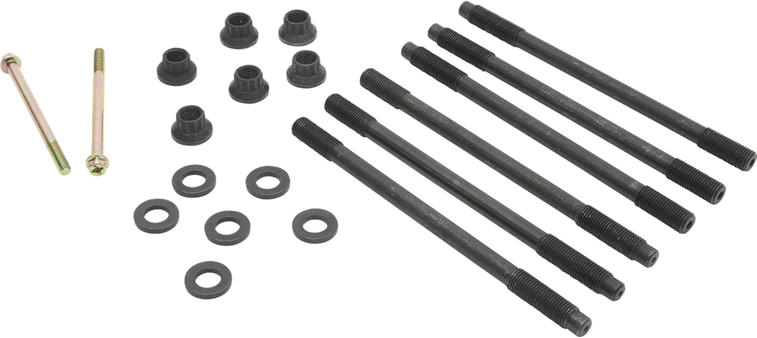 Cylinder Works CWBLTK01 Cylinder Head Stud Bolt Kit Compatible with/Replacement For Polaris ACE 900 EPS 2016, ACE 900 EPS XC 2017-2019, General 1000 EPS 2016-2019, General 1000 EPS Deluxe 2020-2022