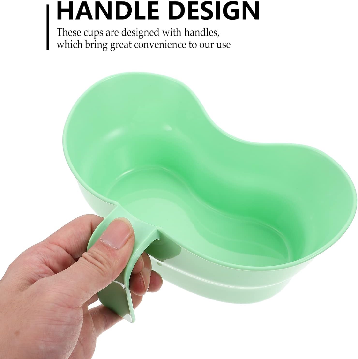 DOITOOL Mouthwash Cup for Elderly Bedridden Patients Portable Toothbrush Rinse Cup with Comfortable Grip 7.9X4.3X3.1 Inch Suitable for Oral Care and Bed Use