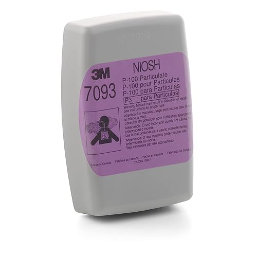 3M 7093B paquete de 4 filtros de partículas, con protección respiratoria P100
