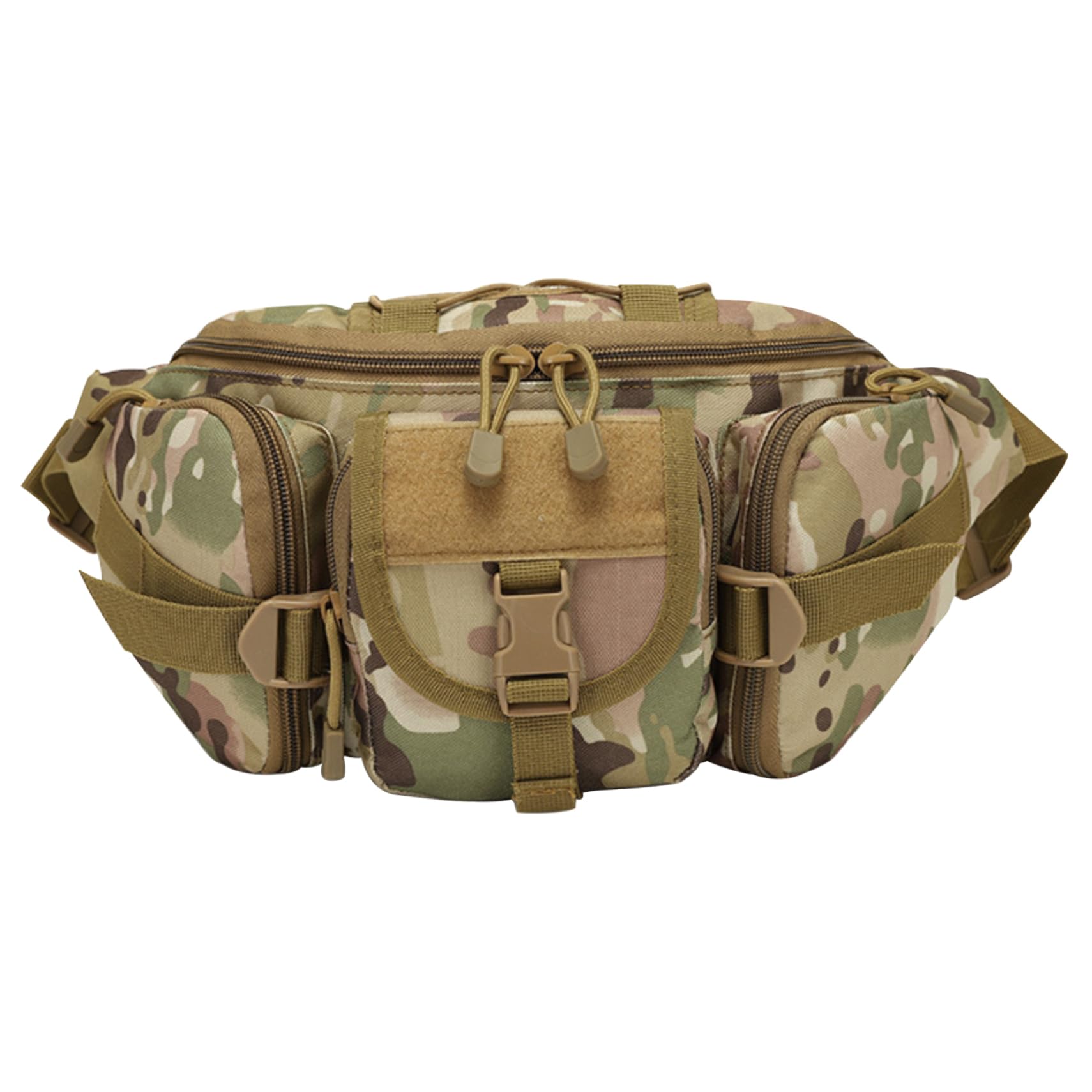 Riñonera de caza de gran capacidad y camuflaje impermeable para pesca 6