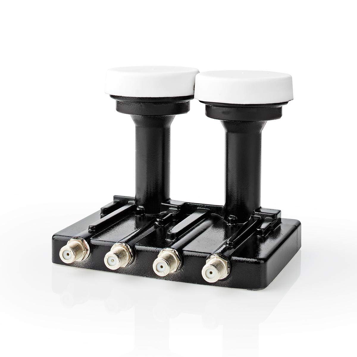 LNB - Quad Monobloc 4,3 ° - Connexion de Sortie: 4X connecteur F - Plage de Bruit: 0.85 DB - Gain de Conversion: 52-67 DB - Blanc - Convient à: Astra1+ / Astra3