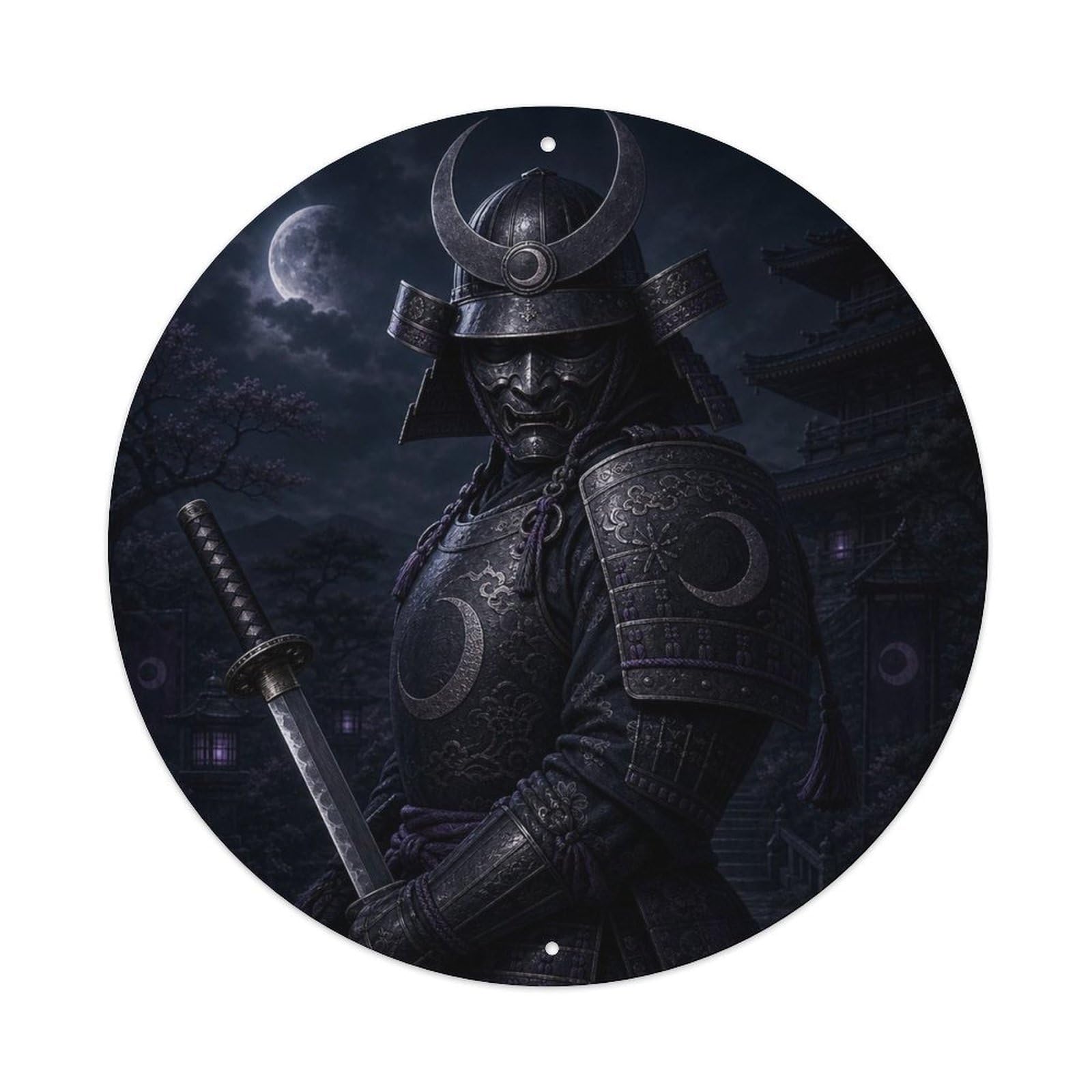 Olyhtr 8X8inch Classic Style Masked Onyx Stance Shadow Reverse Grip Warrior Seal Metal Tin Sign