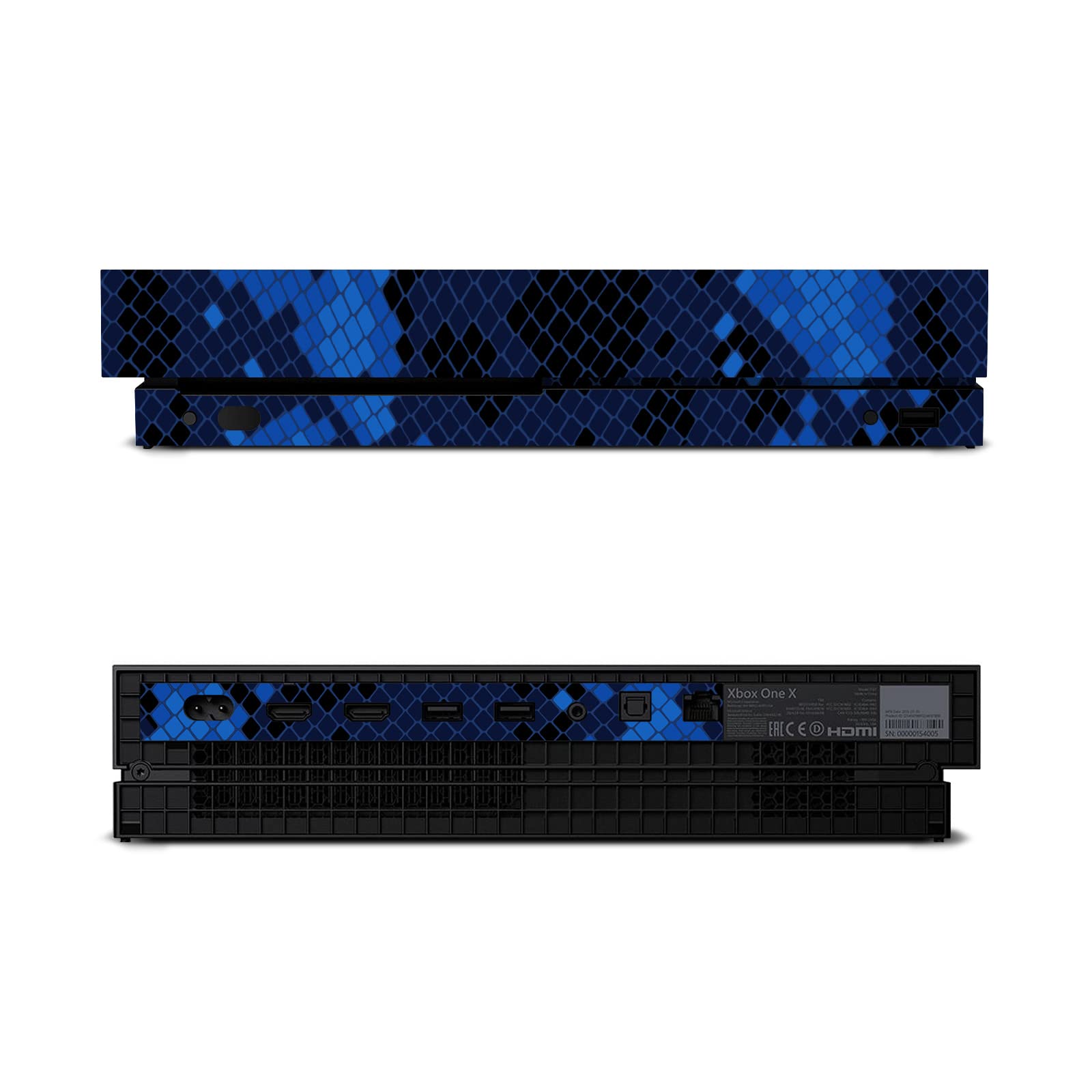 Head Case Designs sous Licence Officielle Inter Milan Home 2021/22 Crête Kit Vinyle Autocollant De Jeu Peau Autocollant Couverture Compatible avec Xbox One X Console and Controller Bundle