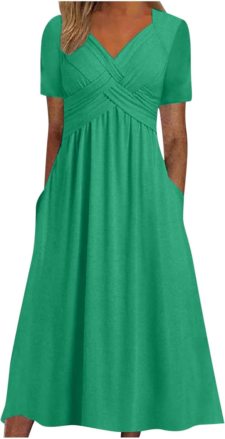 Minuet Women's Short Formal Dress - Criss-Cross Bodice With Chiffon Skirt, Perfect For Weddings