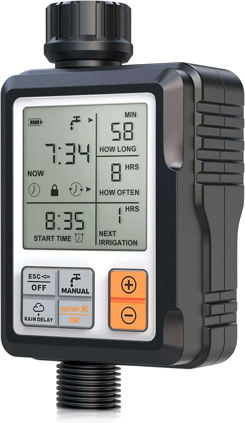 CROSOFMI Sprinkler Timer, Water Timer Digital Programmable Garden Lawn Hose Faucet Irrigation System Controller