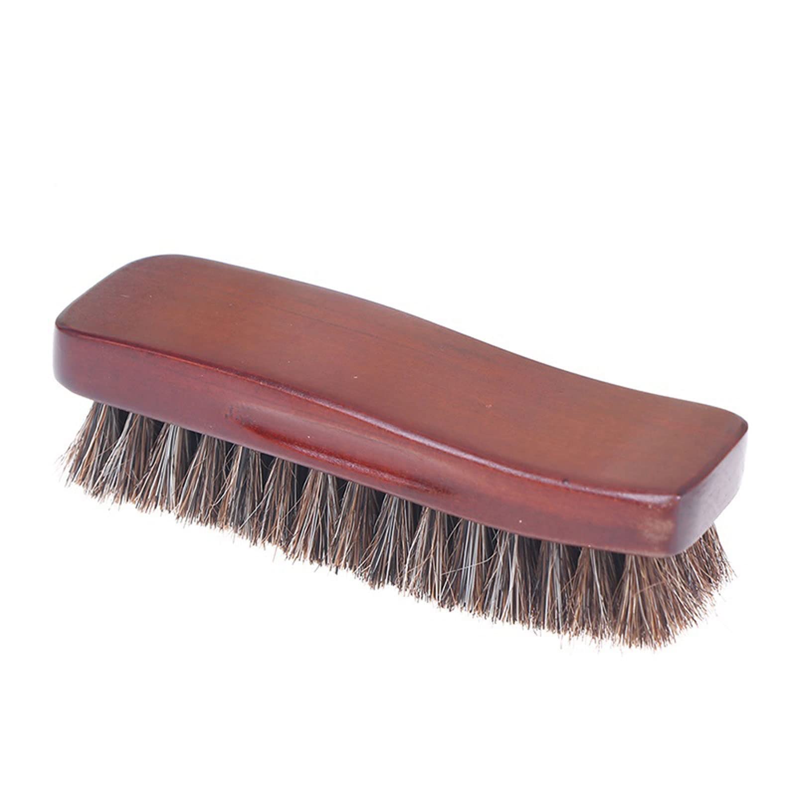 QUNINE Cepillo de Limpieza de Madera Natural para Zapatos, Cepillo para Botas, Cuidado, Limpieza, Brillo, Cepillo para pulir