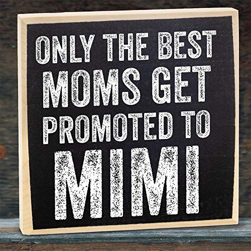 Only-The-Best-Moms-Get-Promoted-to-Mimi-Grandparents-Gifts-Rustic-Wooden-Sign-Little-Signs-with-Sayings-Home-Decor-Gift-for-Grandma-Grammy-Gift-for-Grandparents-Day-Gifts-for-Grandparents Only The Best Moms Get Promoted to Mimi Grandparents Gifts Rustic Wooden Sign Little Signs with Sayings Home Decor Gift for Grandma Grammy Gift for Grandparents Day Gifts for Grandparents