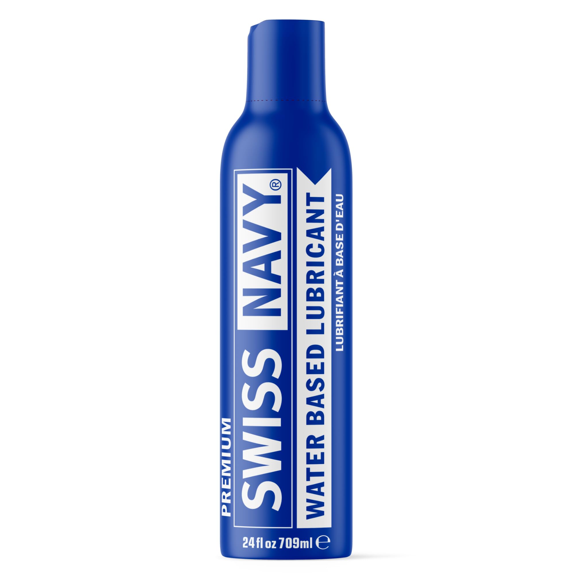 Swiss Navy Premium Water-Based Lubricant - 24 oz - Lubricating Gel for Men, Women & Couples - Toy Safe - Non-Staining Formula - Compatible with Latex & Condoms