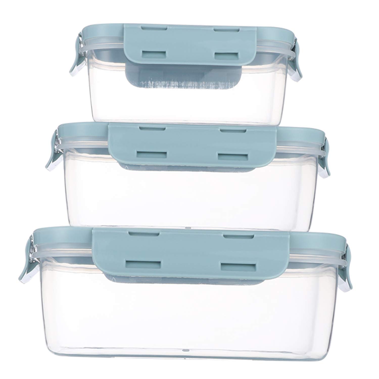 Holevifo Blue Food Storage Containers With Airtight Lids - Food Prep Containers Meal Prep - Lunch Containers With Lids - Meal Prep Containers -Microwave, Stackable (Blue)