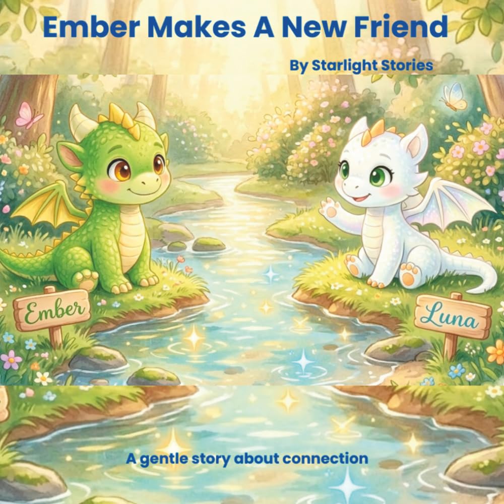 Ember Makes A New Friend: A gentle story about social confidence and connecting (Ember the Baby Dragon)