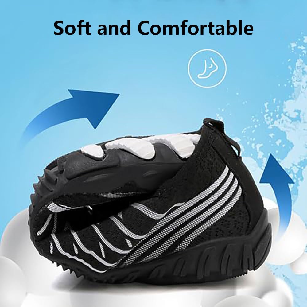 Zureto Chaussures de mise à la terre avec cuivre, chaussures pieds nus en cuivre, pour homme et femme, imperméable, antidérapantes, confortables