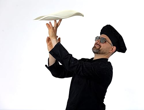 Miniatura 8 de Training pizza disc for pizza acrobatics. Pizza di gomma - Spinning dough - Throw dough with silicone disc - size 13 inch. Rubber pizza.