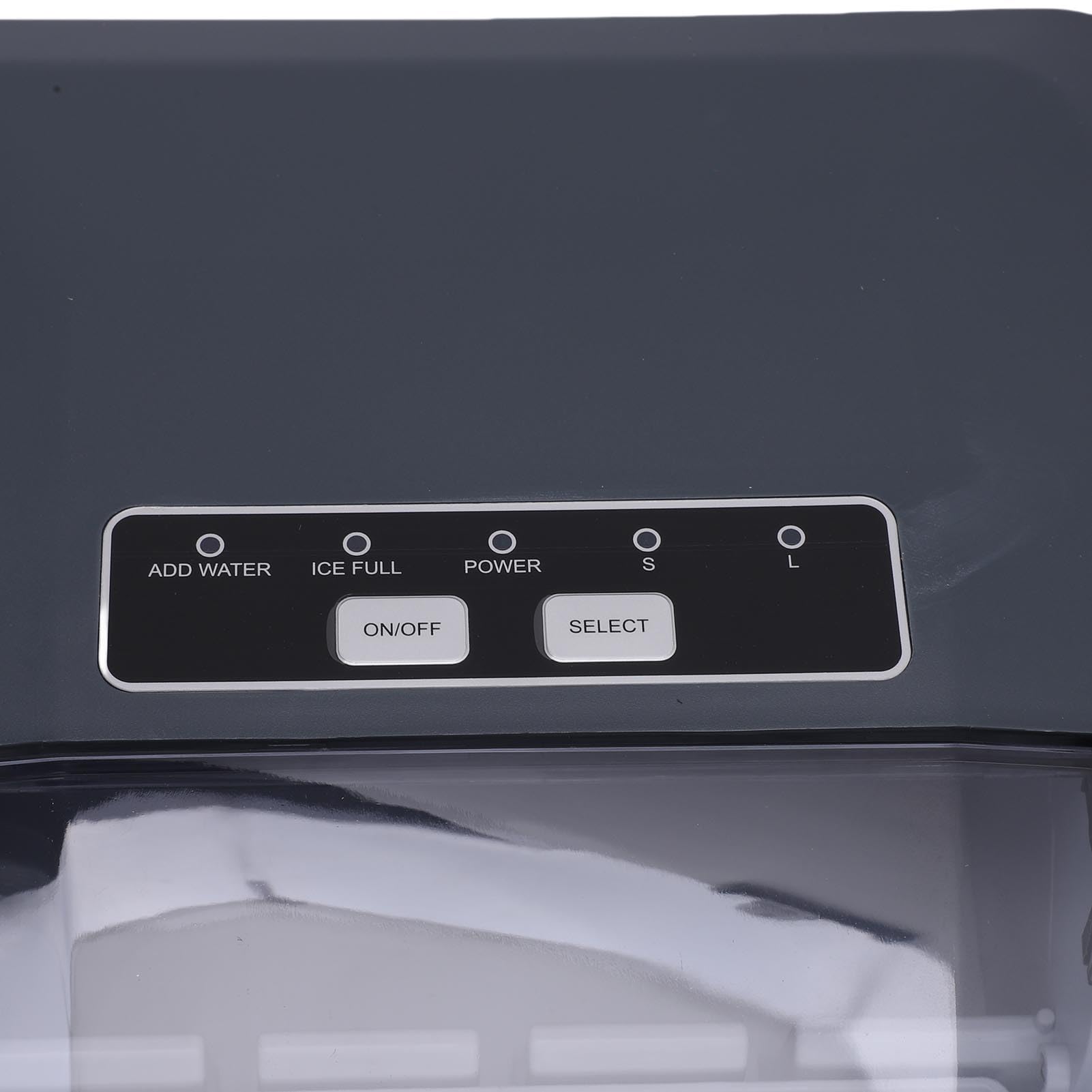 Fabbricatore di Ghiaccio da Banco, Macchina per il Ghiaccio Portatile con Tecnologia Silenziosa e Funzionamento con un Tasto, per Bar da Cucina Domestici e Uso Commer (Spina europea 220
