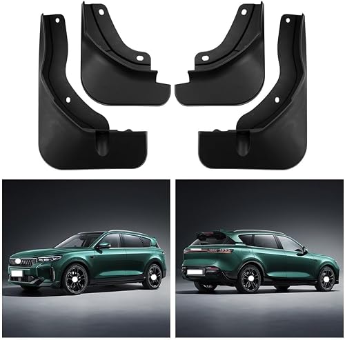 RESKIU 4PCS Mud Flaps for Voyah Free 2024, Splashproof No Drill Easy Install Front Rear Wheel Protection Fender Mudflaps All-Weather Splash Guards