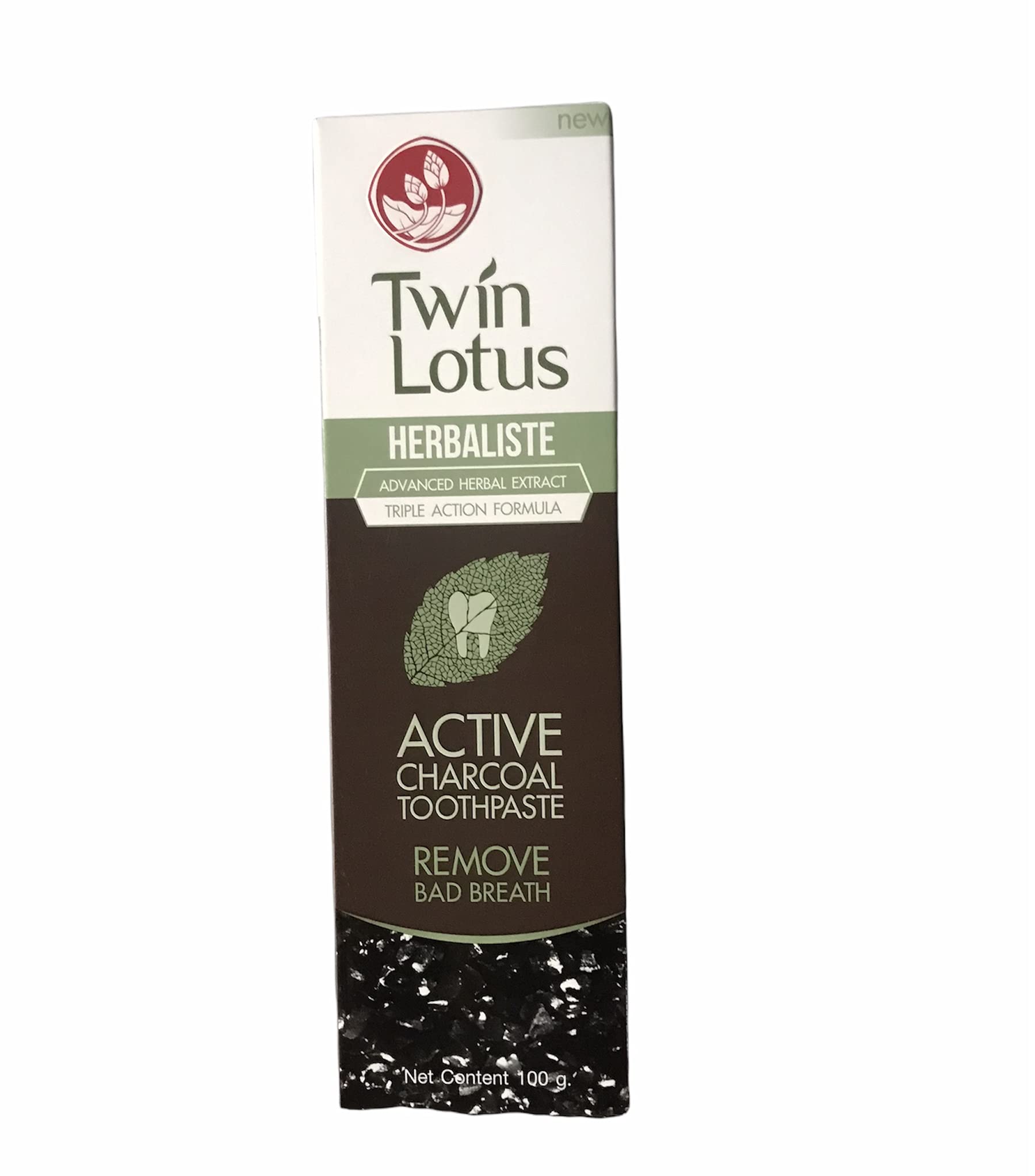 Twin Lotus Active Charcoal Toothpaste (100g)
