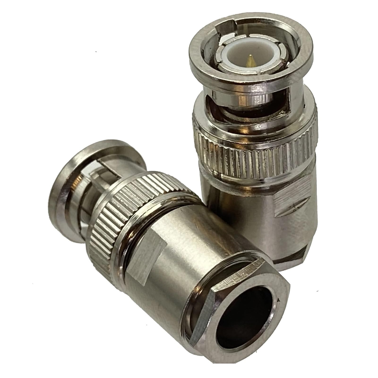 Złącze męskie BNC Clamp RG174 RG316 / RG58 RG142 / RG8X / RG5 RG6 / RG8 LMR400 RF Adapter Prosty i Kąt Prosty (Dla RG5 RG6)