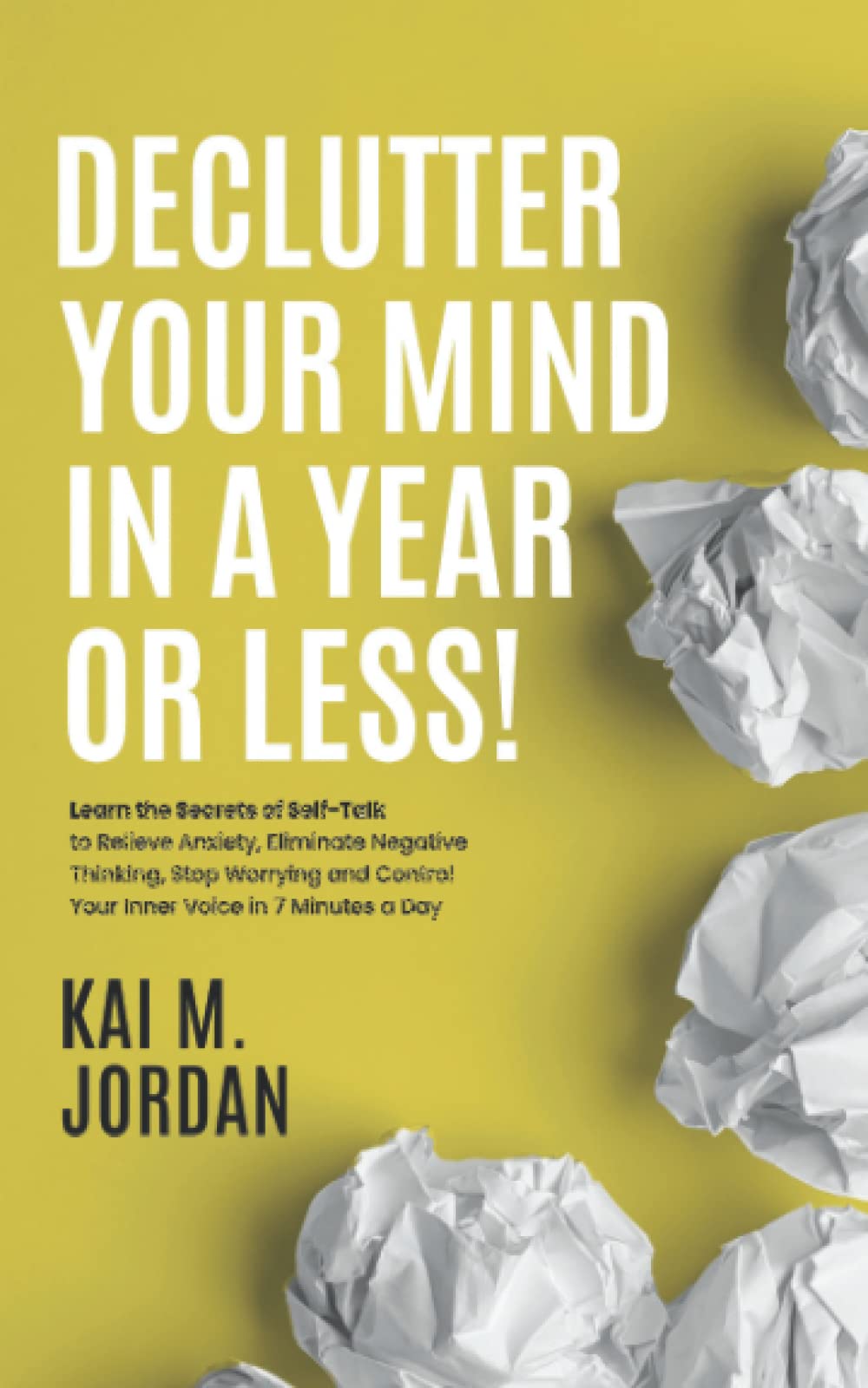 Declutter Your Mind In A Year Or Less!: Learn the secrets of self-talk to relieve anxiety, eliminate negative thinking, stop worrying, and control ... a day (Better Life In A Year Or Less!)