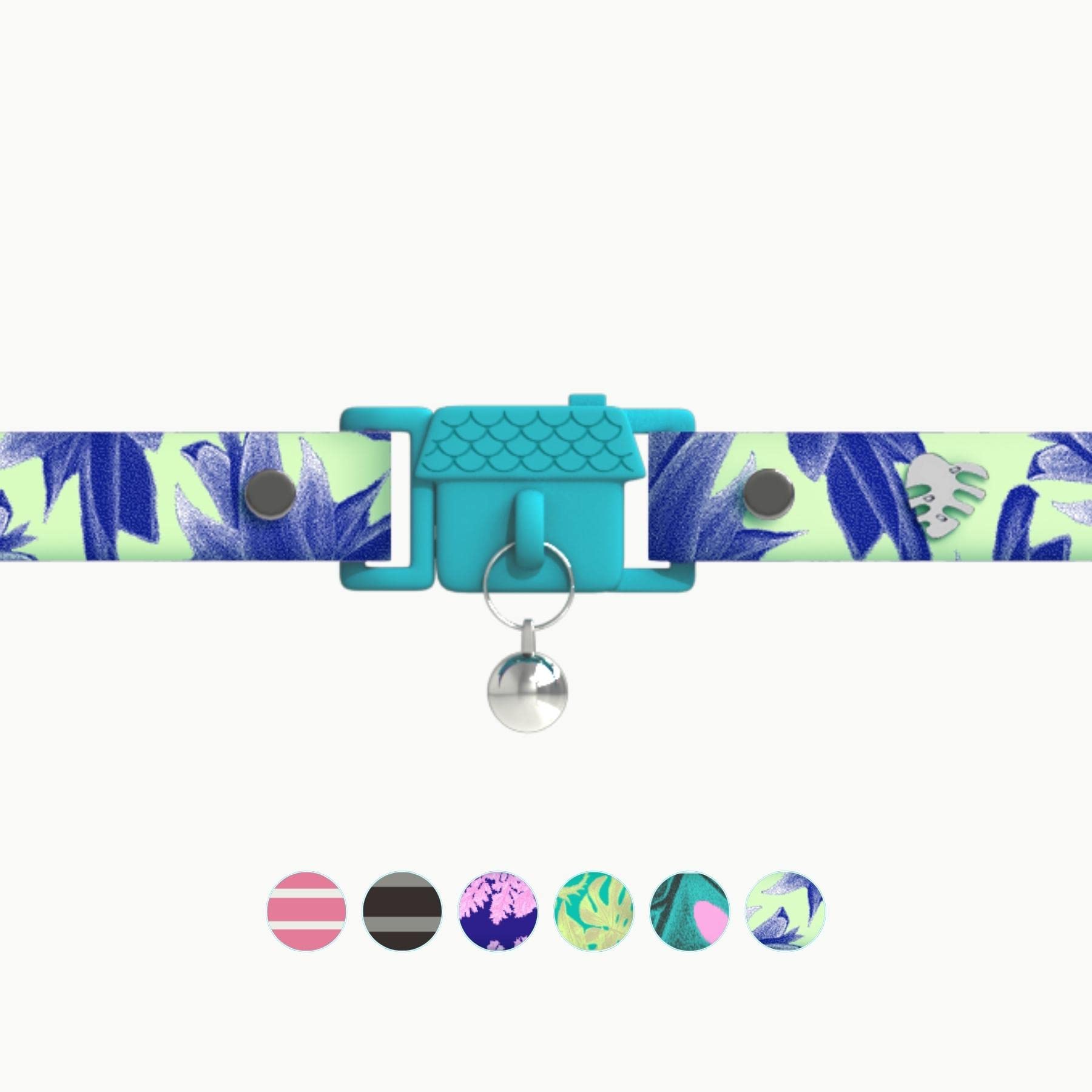 Kittyrama Botanicals Lotus Cat Collar. Award Winning. Hypoallergenic, Quick Release Breakaway