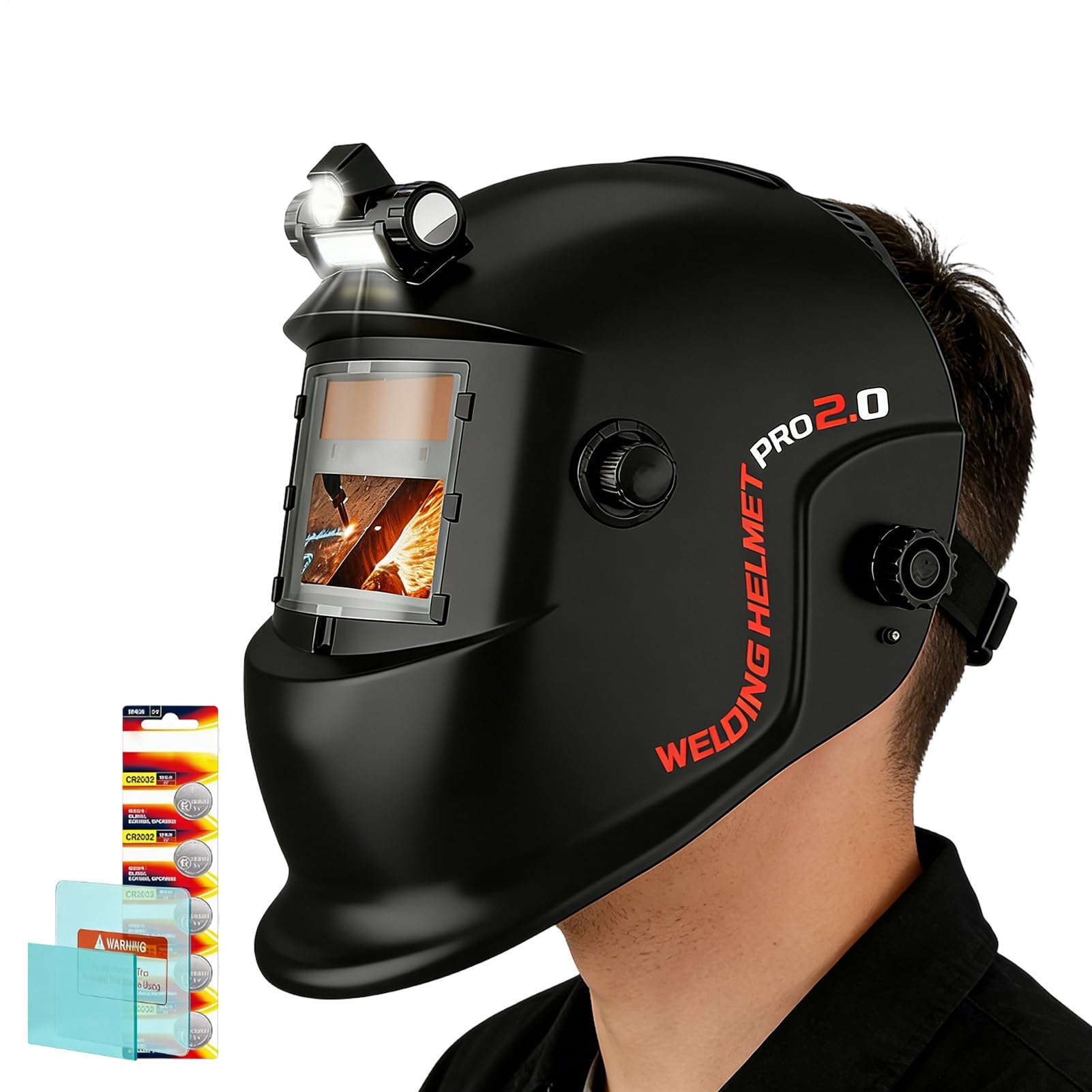 Casque de soudure pour réparation auto et travaux de fabrication dans votre atelier mécanique