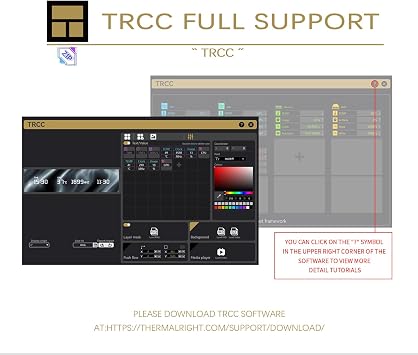 Thermalright-TR Trofeo Vision 9.16 LCD White IPS 9.16’’ Display Screen 1920x480 Resolution-Can be Attached to the Chassis/CPU Cooler,DIY Dynamic Pictures/Videos,White