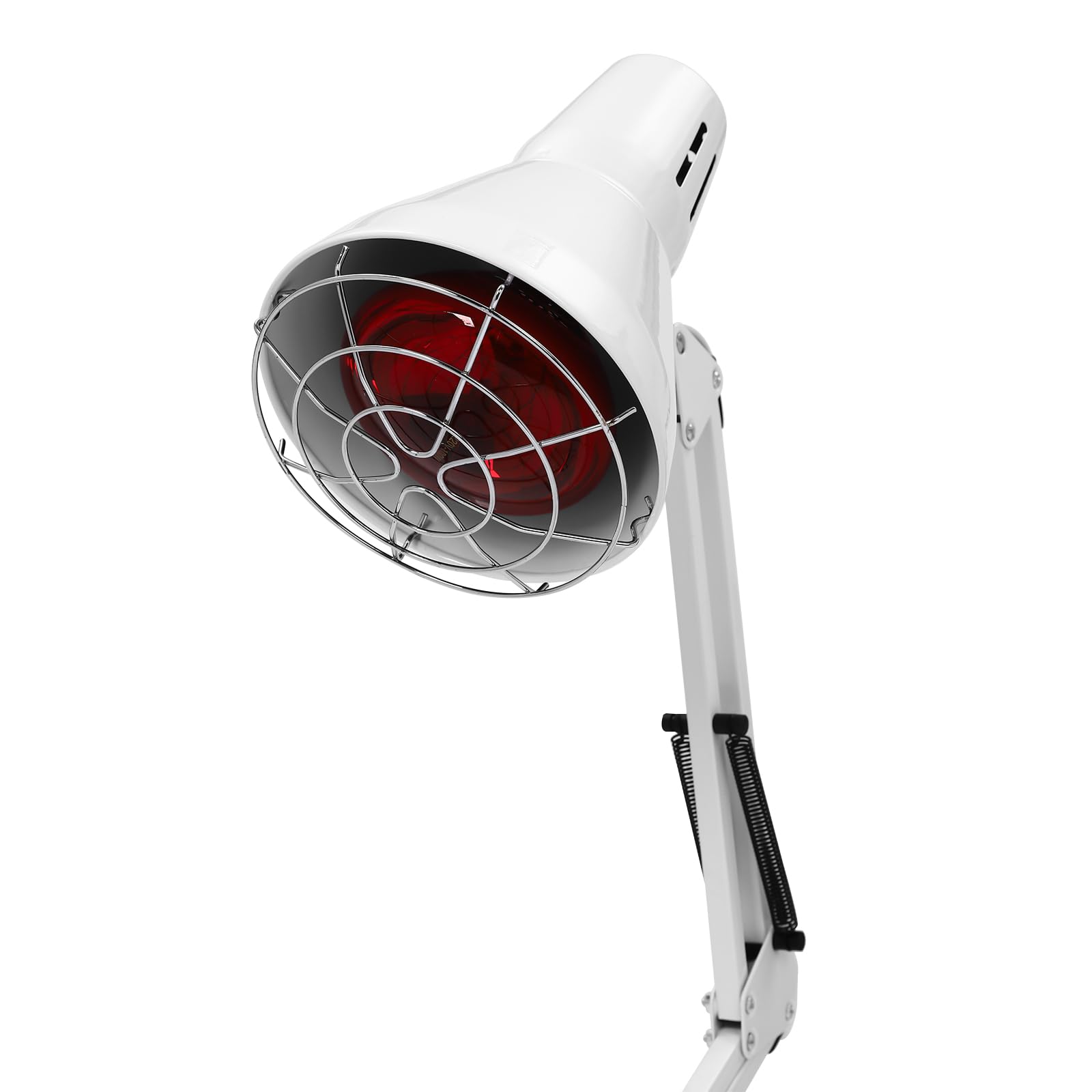 Czerwone światło lampa na podczerwień 150 W, czerwone światło, lampa ciepła z 9 poziomami temperatury i timerem, lampa na podczerwień, medyczna do salonu masażu, regulacja wysokości