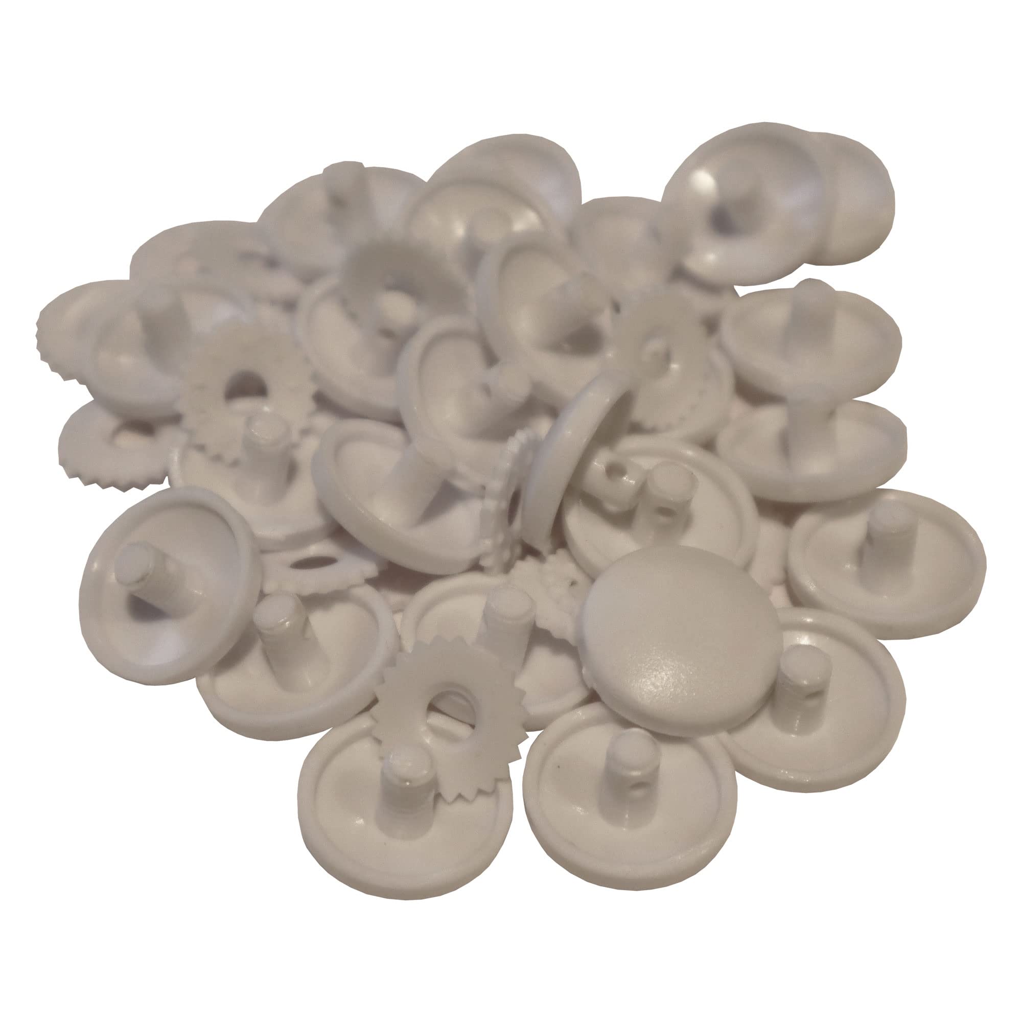 22mm Upholstery Buttons Self Cover Buttons Plastic Fabric Covered Buttons Clothes Button Making Cover Buttons Round Fabric Button Making Blazer Buttons Coat Uniform Jacket (22mm - Plastic - 25 Pack) — image 1