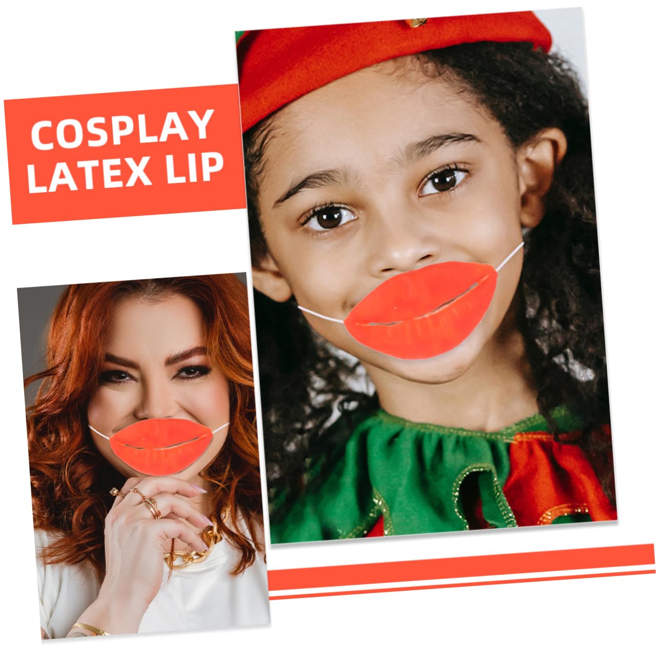 BESTOYARD 30pezzi Giocattoli Di Labbra Divertenti Per Feste Di Labbra Rosse Per Pesce Aprile Accessori Per Costumi Di Carnevale e Halloween Prop Per Cosplay e Scherzi