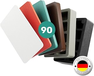 SILISTO Quickies Unterlegplatten Kunststoff 90 Teilig- bis 6t - Abstandshalter, Verglasungsklötze & Ausgleichsplättchen für Fenster, Türen & Terrassenbau – Made in Germany