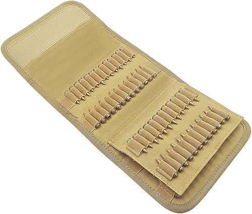 Miniatura 5 de 100 rondas Molle Rifle Pistol Cartucho de bala Bolsa de munición para municiones, soporte de almacenamiento para bolsa de almacenamiento para .22 LR