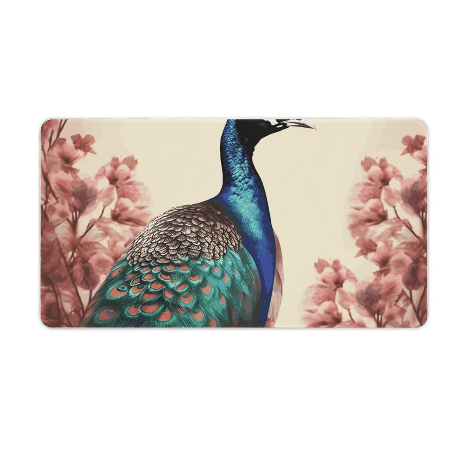 Grand tapis de souris paon pour le bureau et la maison - 8