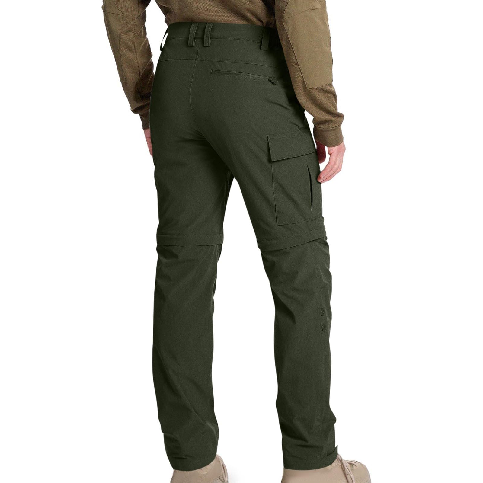 Générique Pantalon Randonnée Homme Convertible Imperméable et À Séchage Rapide Léger avec Plusieurs Poches