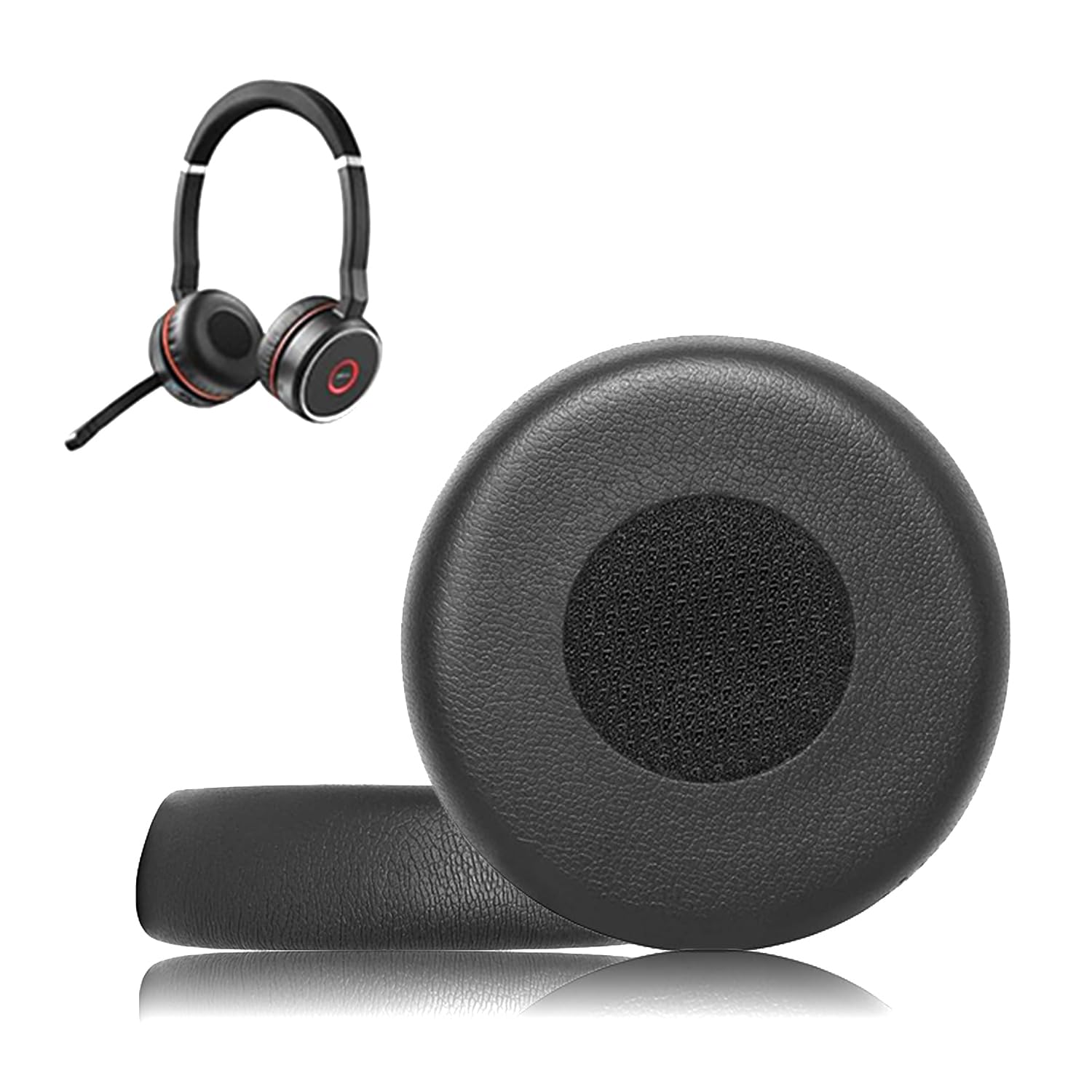 Replacement Earpads for Jabra Evolve 75 75+ 75 UC / 75 MS Headphones(Do Not Fit Jabra Evolve2 75 PC Model),Ear Pads Cushions with Noise Isolation