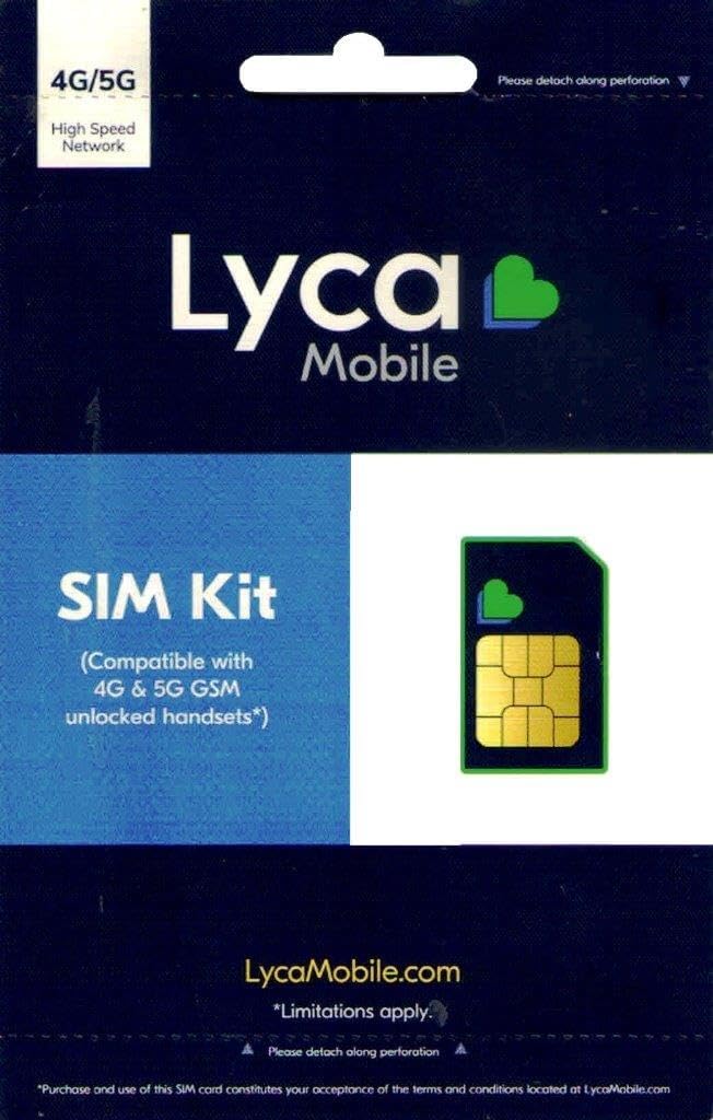 LycaMobile USA SIM Unlimited Calling to India/USA + 9GB Data (30 Days Validity)