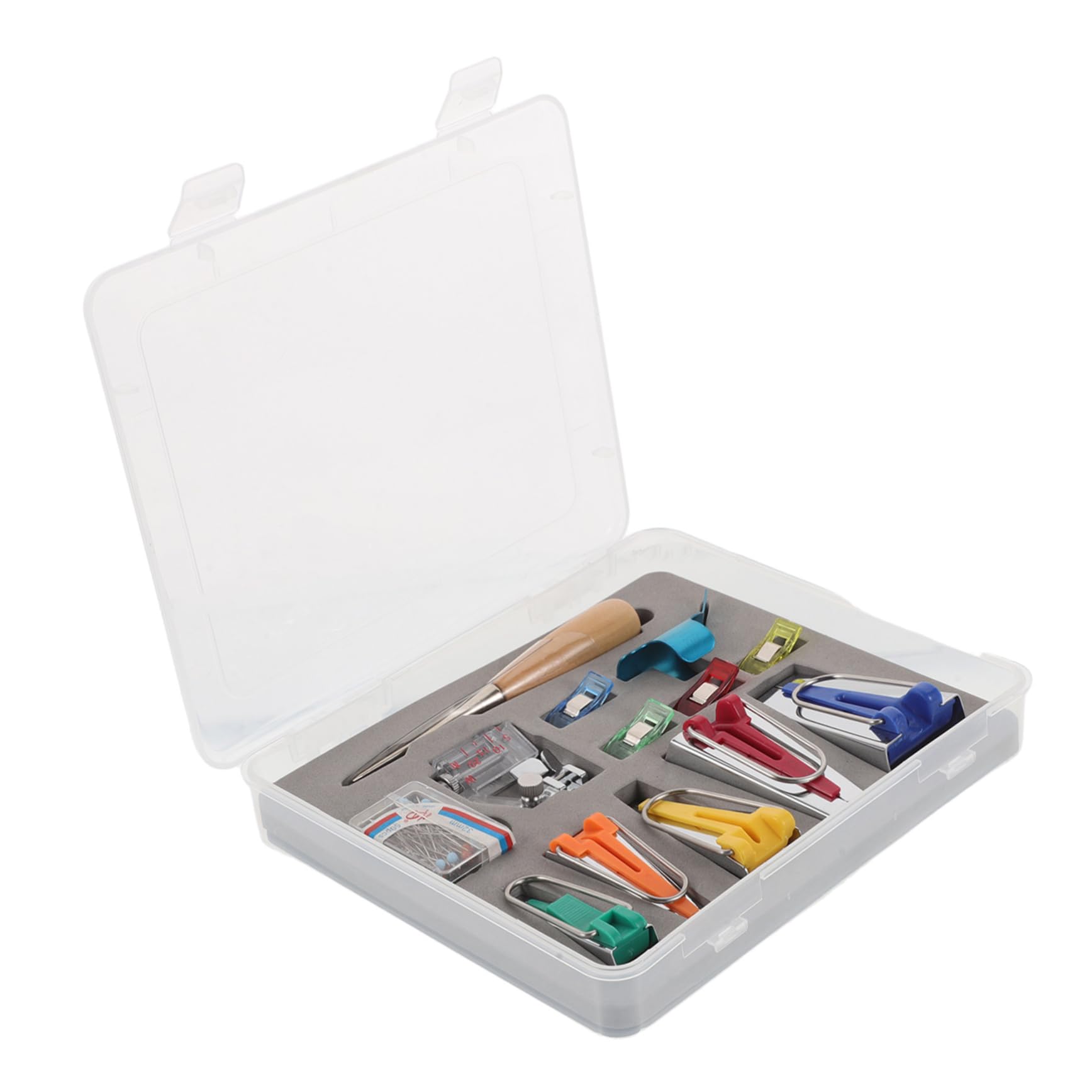 HAWILLOSCH Bias Tape Markers Replacement 5 Pack Multi-Function Quilting Set Bias Tape Maker Tools Sewing Kit for Beginners Experts