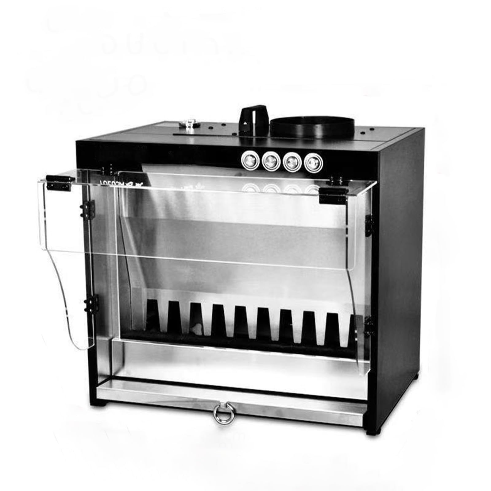 Spritzkabine mit Wasservorhang-Abgasfiltration, integrierte Formung, variables 3-Farben-Licht, 19,7 x 14 x 18 Zoll