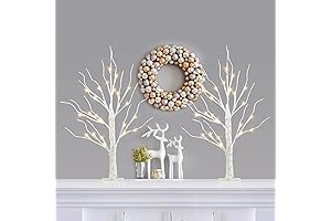 PABIPABI Winter Wedding Decorations: Lighted Birch Tree for a Festive Atmosphere