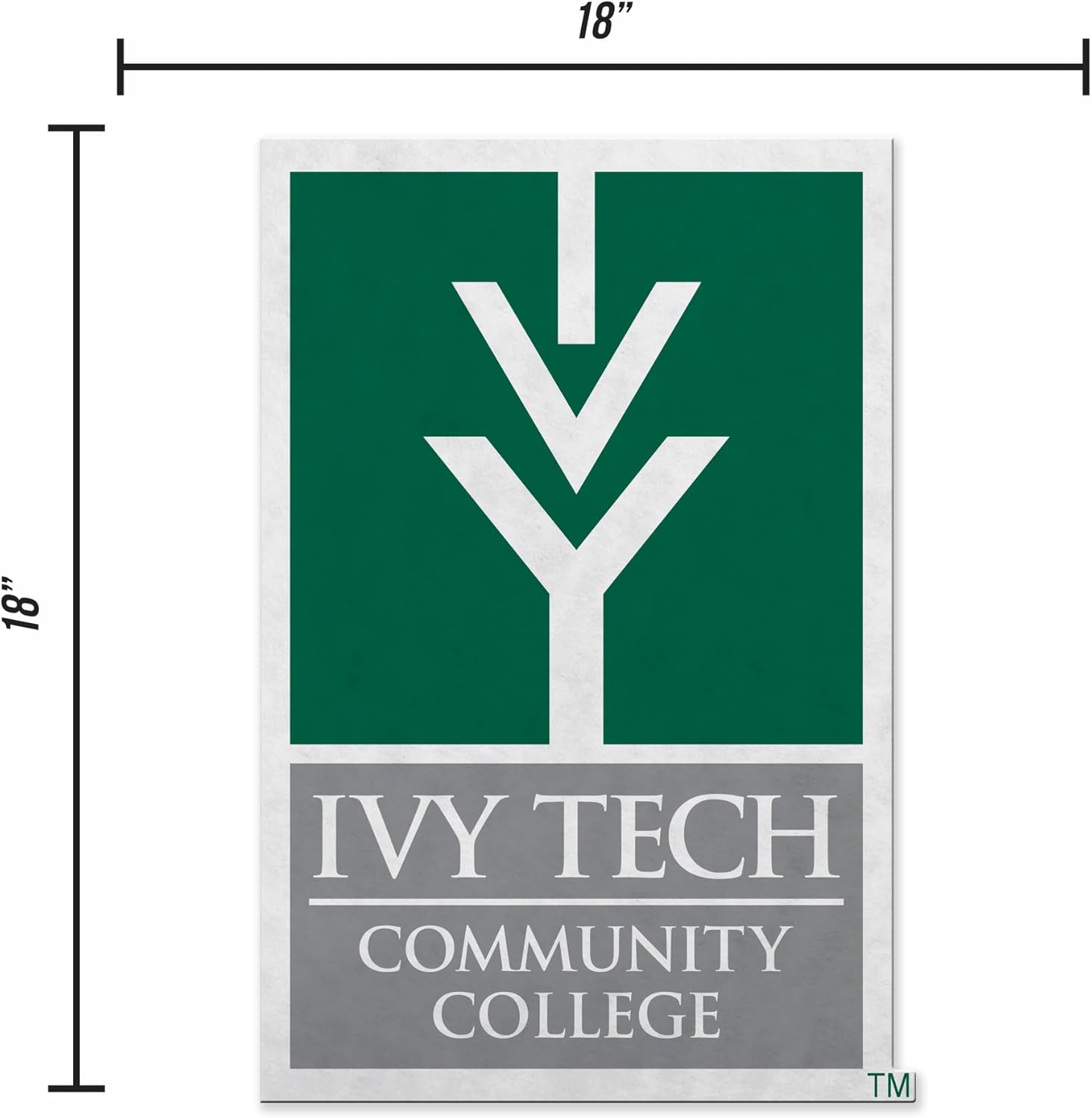 Rico Industries NCAA Ivy Tech Bears Shape Cut Pennant - Home and Living Room Décor - Soft Felt EZ to Hang - Image 4