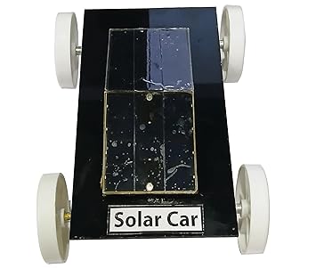 Solar Car DIY Kit. Solar Powered Toy for Children. Educational Learning Science Project Exhibition Gadget. STEM Activity. Multi Color