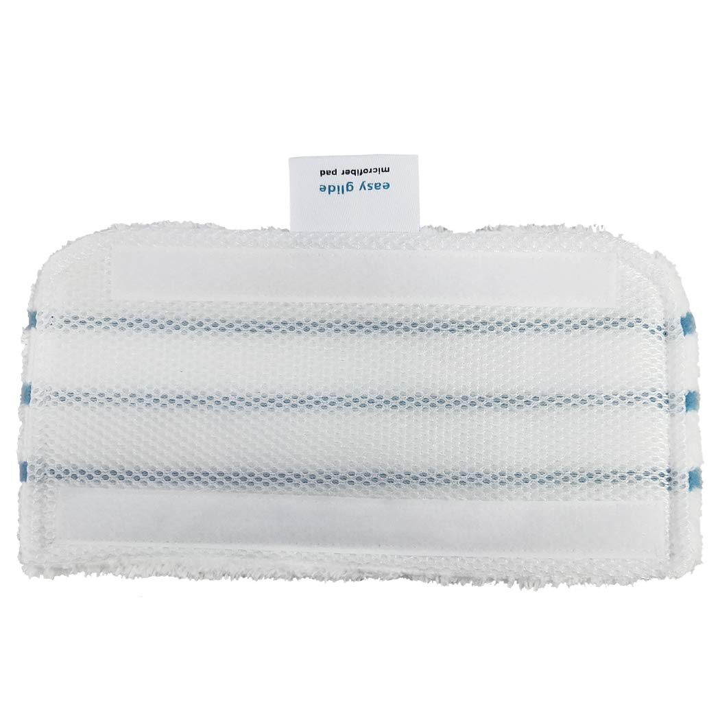 Paquete de 5 almohadillas lavables de repuesto/compatibles con mopa de vapor Black + Decker serie 1600, HSMC1300FX HSMC1321 HSMC1361SGP BDH1855SM BDH1760SM BDH1765SM BDH1720SM BDH1725SM