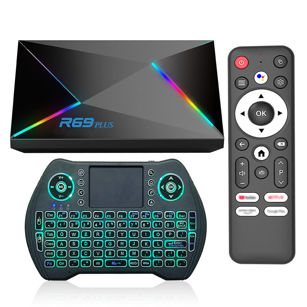 ★FAST LIFE android TV★ Amazon.com: Android TV Box 4GB RAM 128GB ROM, 2025 Android