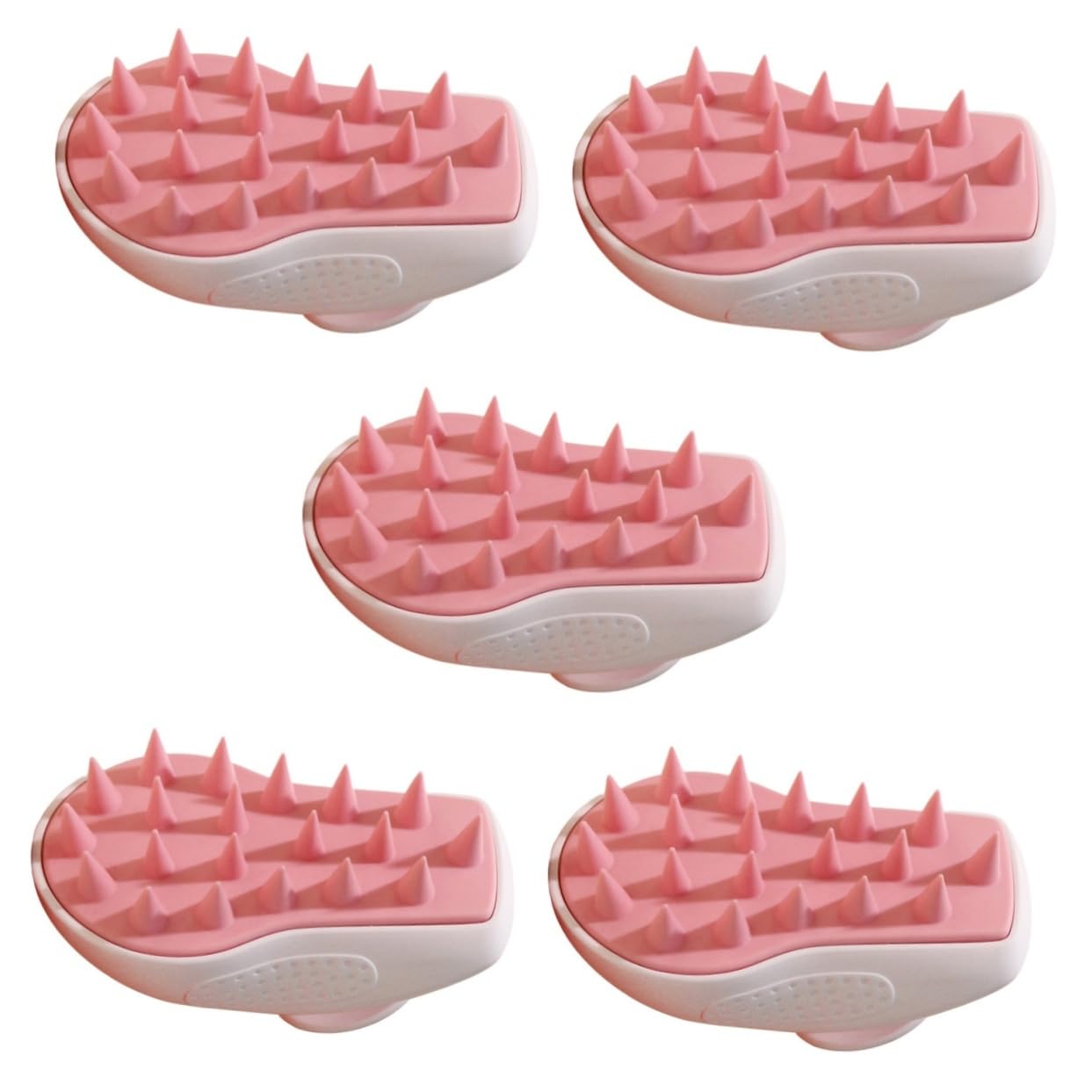 PACKOVE 5stücke Scalp Massaging Scrubber Kopfhaut Massagebürste Für Effektives Peeling Und Entspannung Geeignet Für Und Trockenes Haar