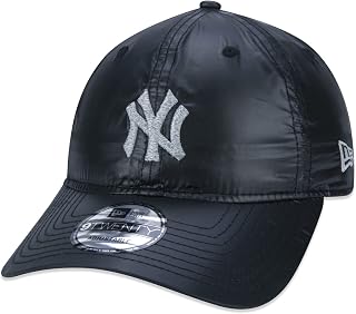 Bone New Era 9TWENTY MLB New York Yankees Core Aba Curva Aba Curva Strapback Preto