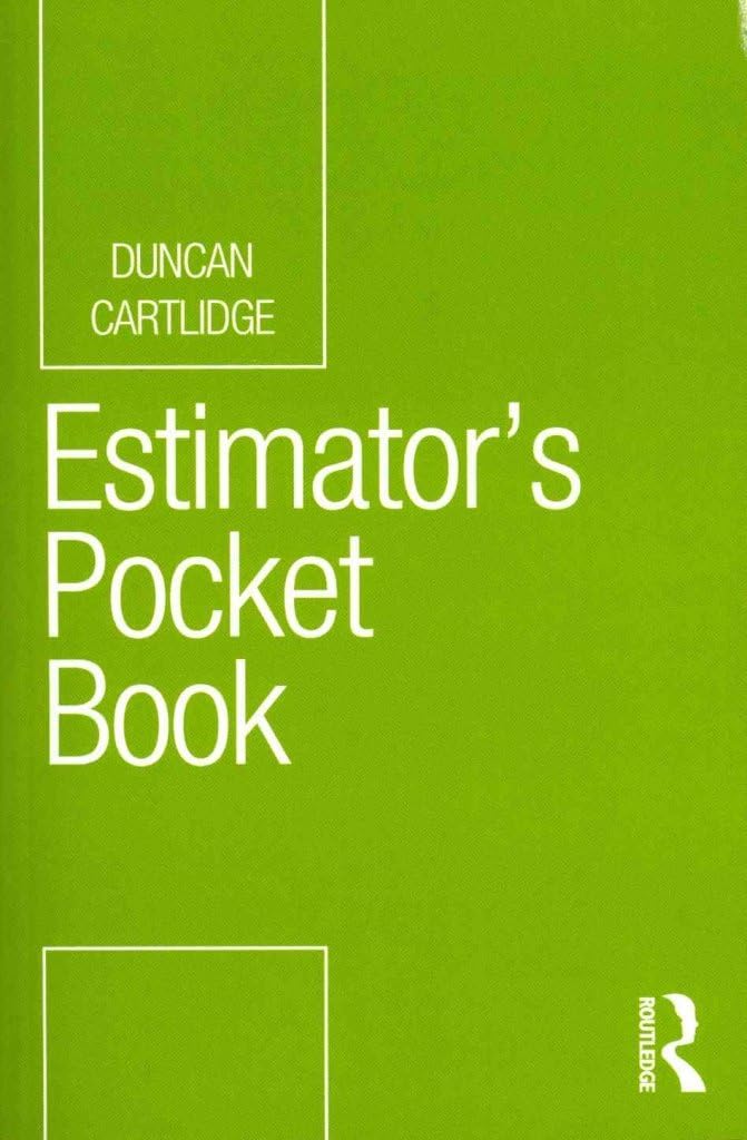 Estimator's Pocket Book (Routledge Pocket Books) Paperback – 17 May 2013