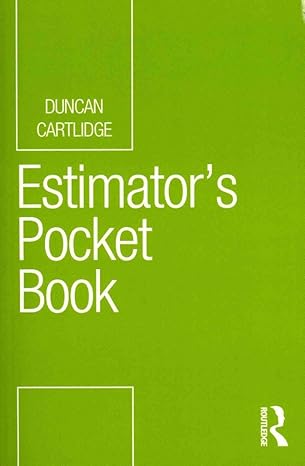 Estimator's Pocket Book Estimator's Pocket Book book cover