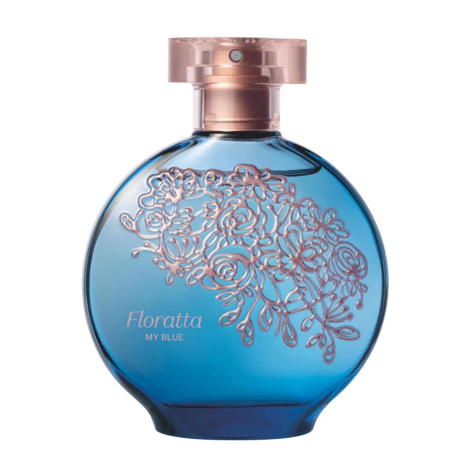 O Boticário | Floratta My Blue | Eau de Toilette Mujer | Floral | 75 ml | Perfume Floral Amaderado con Mandarina, Frutas Rojas, Iris, Lirio del Valle, Geranio, Sándalo | Fragancia Femenina Vegana