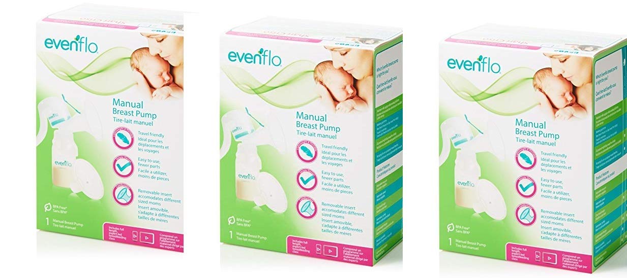 3 Pack Manual Breast Pump
