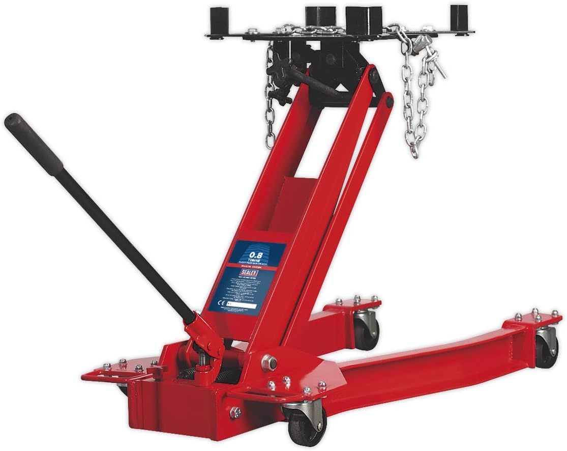 Sealey 800CEW 0.8 Tonne Floor Transmission Jack, 565mm x 1000mm x 200mm