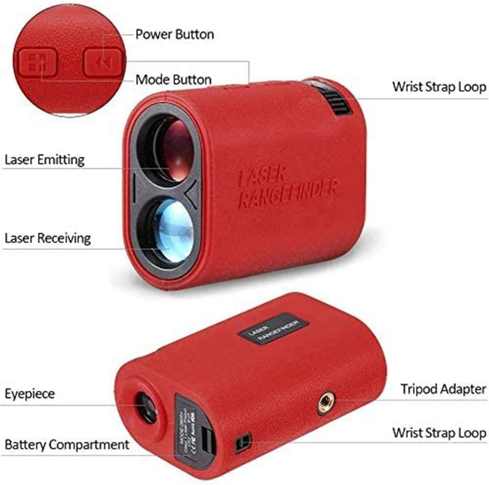 Rangefinder Golf Rangefinder with Optical System High-Definition Lenses Stable Performance Three-Proof Design Power-Saving and Durable Compact and Convenient High-Precision Range Finder