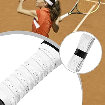 Pickleball Tennis Racket Overgrip Tennis Grip Racket Wrap Badminton Overgrip Sweatband Anti-Slip Tennis Fishing Grip Badminton Squash Training Sweatband